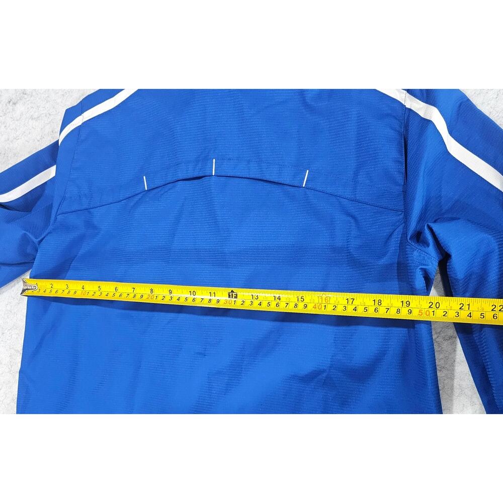Adidas Windbreaker Jacket, Team, Mesh Lined, Blue White, Womens  Sz XL - Picture 6 of 8